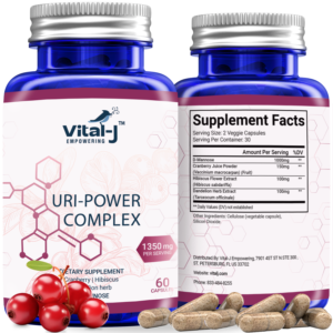 URI Power D-Mannose 4-in-1 Complex 1350mg, 120 Veggie Capsules – Copy