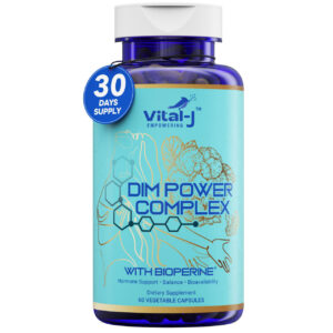 DIM & Calcium D-Glucarate Power Complex – Hormone Balance Supplement, 30 Servings